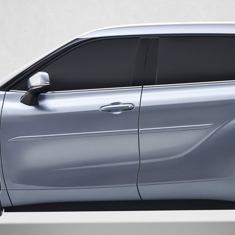 Toyota Highlander Painted Body Side Molding 2020 2024